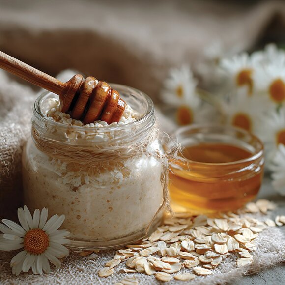Handcrafted Oatmeal and Honey Body Balm - Picture 1 of 9